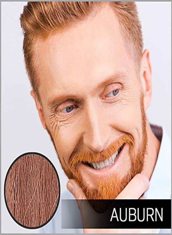 VOLT Grooming Temporary Instant Beard Color ECO 2 Pack Refill - Quick Drying Plant Based Hypoallergenic Brush on Color for Beards, Mustaches, and Eyebrows, Auburn (Red) - Image 2